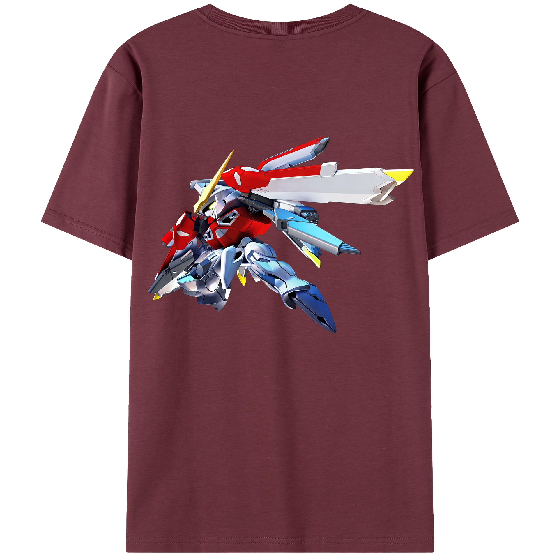 （画像用） 機動戦士ガンダム Mobile Suit Gundam 綿100％半袖Tシャツ（背面プリント）
